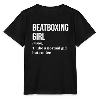 Beatboxing Beatboxing Beatboxing - Stanley/Stella MINI CREATOR Kids’ T-Shirt - black - Front - Mikhail (115cm)