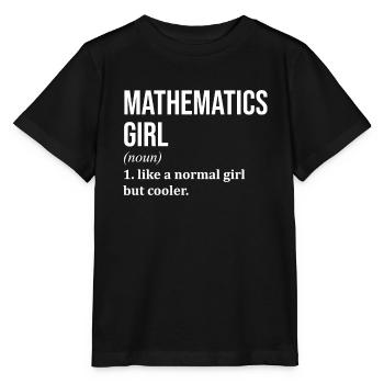 Mathématiques Mathématiques Mathématiques Mathématiques - T-shirt bio MINI CREATOR Stanley/Stella Enfant - noir - Devant - Mikhail (115cm)