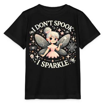 T-shirt fée d’Halloween pour filles - T-shirt bio MINI CREATOR Stanley/Stella Enfant - noir - Devant - Mikhail (115cm)