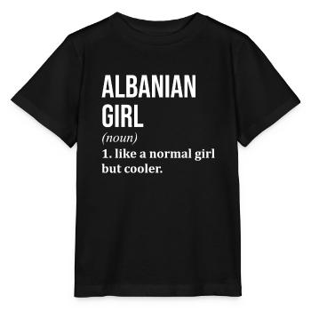Albanie - T-shirt bio MINI CREATOR Stanley/Stella Enfant - noir - Devant - Mikhail (115cm)
