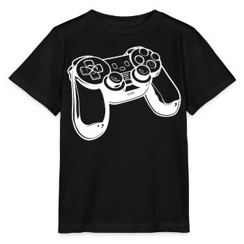 Game Controller Sketch - Stanley/Stella MINI CREATOR Kids’ T-Shirt - black - Front - Mikhail (115cm)