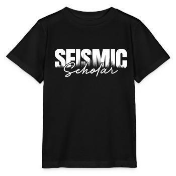 Geology Geologist Geoscience Seismic Scholar - Stanley/Stella MINI CREATOR Kids’ T-Shirt - black - Front - Mikhail (115cm)