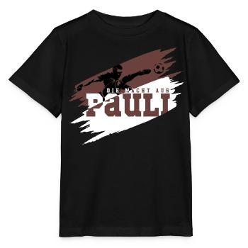 Fans de football Pauli La puissance du nord - T-shirt bio MINI CREATOR Stanley/Stella Enfant - noir - Devant - Mikhail (115cm)