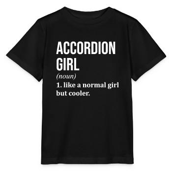Accordéon Accordéon Accordéon - T-shirt bio MINI CREATOR Stanley/Stella Enfant - noir - Devant - Mikhail (115cm)