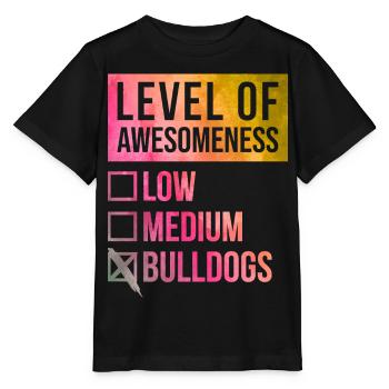 Bulldogge - Stanley/Stella Kinder T-Shirt MINI CREATOR  - Schwarz - Vorne - Mikhail (115cm)