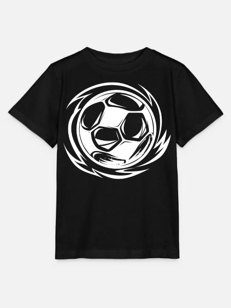 Fußball Zeichnung - Stanley/Stella Kinder T-Shirt MINI CREATOR  - Schwarz
