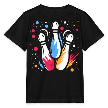 Retro Skittles - Stanley/Stella MINI CREATOR Kids’ T-Shirt - black - Front - Mikhail (115cm)