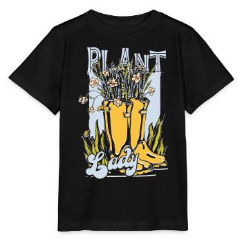 Plant Collector Plant Plant Lady - Stanley/Stella MINI CREATOR Kids’ T-Shirt - black - Front - Mikhail (115cm)