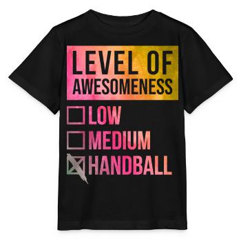 Handball Handball Handball - Stanley/Stella MINI CREATOR Kids’ T-Shirt - black - Front - Mikhail (115cm)