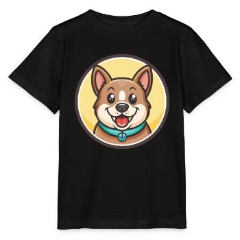 Chippiparai Hunderasse Lustiger Cartoon Kawaii Clipart - Stanley/Stella Kinder T-Shirt MINI CREATOR  - Schwarz - Vorne - Mikhail (115cm)