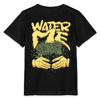 Plantes Plant Collector Plant Water Me - T-shirt bio MINI CREATOR Stanley/Stella Enfant - noir - Devant - Mikhail (115cm)