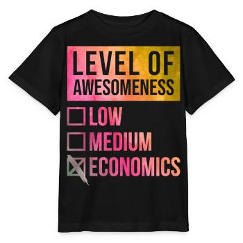 Économie Économie Économie - T-shirt bio MINI CREATOR Stanley/Stella Enfant - noir - Devant - Mikhail (115cm)