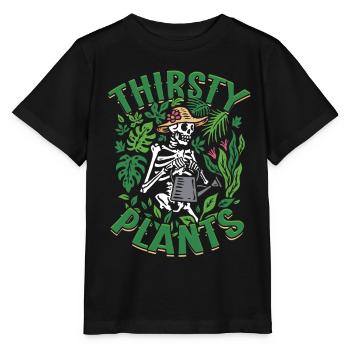 Plantes Collectionneur de plantes Plantes assoiffées - T-shirt bio MINI CREATOR Stanley/Stella Enfant - noir - Devant - Mikhail (115cm)