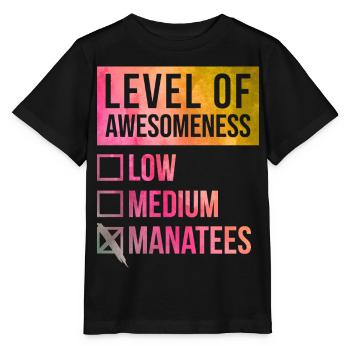 Manatee Manatee Manatee - Stanley/Stella MINI CREATOR Kids’ T-Shirt - black - Front - Mikhail (115cm)