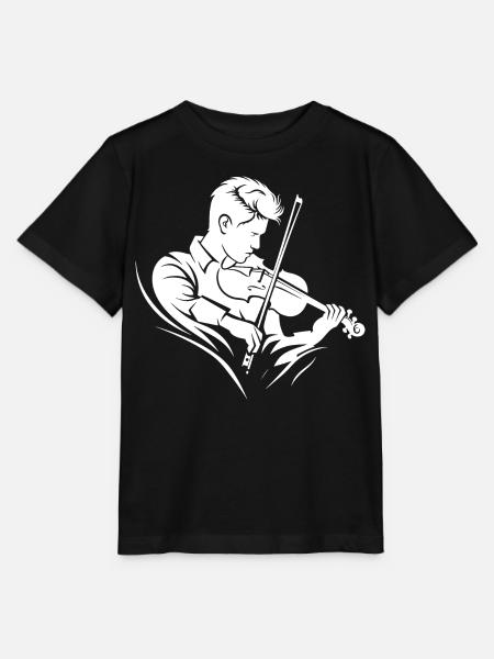 Violinist - Stanley/Stella Kinder T-Shirt MINI CREATOR  - Schwarz