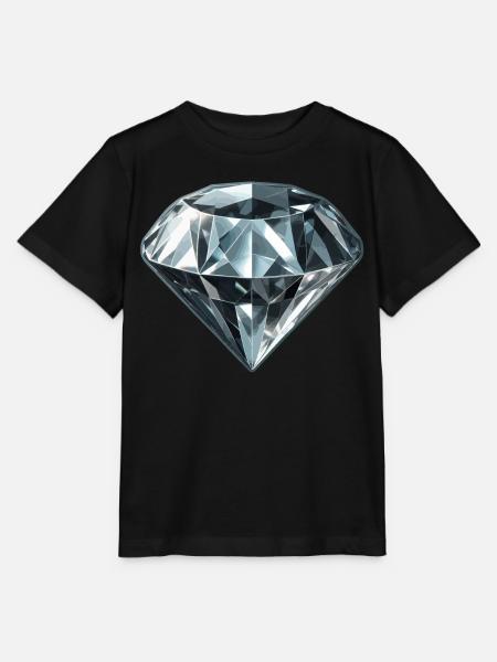 Kostbarer Diamant Edelstein - Stanley/Stella Kinder T-Shirt MINI CREATOR  - Schwarz