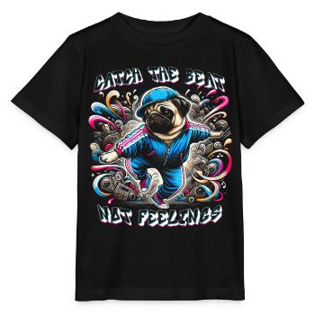 Breakdance B-boy Catch the Beat - Stanley/Stella MINI CREATOR Kids’ T-Shirt - black - Front - Mikhail (115cm)
