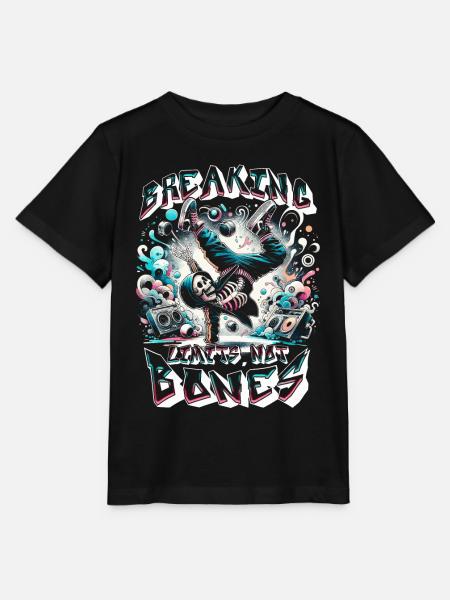 Breakdance B-boy Breaking limits - Stanley/Stella Kinder T-Shirt MINI CREATOR - Schwarz