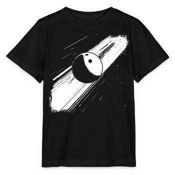 Bowlingkugel - Stanley/Stella Kinder T-Shirt MINI CREATOR  - Schwarz - Vorne - Mikhail (115cm)