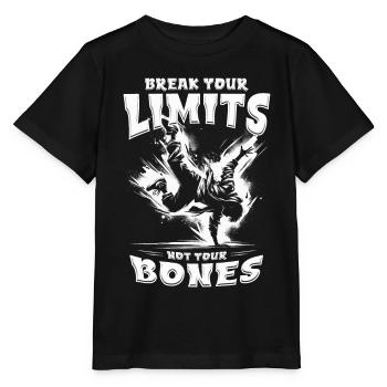 Breakdance B-boy Brise tes limites - T-shirt bio MINI CREATOR Stanley/Stella Enfant - noir - Devant - Mikhail (115cm)