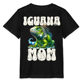 Iguana - Stanley/Stella MINI CREATOR Kids’ T-Shirt - black - Front - Mikhail (115cm)