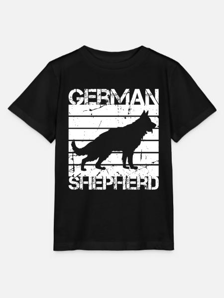 Deutscher Schäferhund - Stanley/Stella Kinder T-Shirt MINI CREATOR - Schwarz