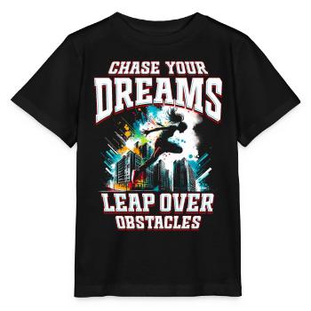 Parkour Parkour Runners - Stanley/Stella MINI CREATOR Kids’ T-Shirt - black - Front - Mikhail (115cm)