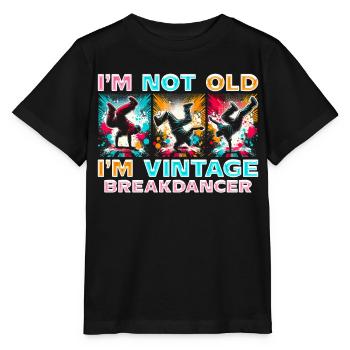 Breakdance B-boy Stunt Street Dancer - Stanley/Stella Kinder T-Shirt MINI CREATOR  - Schwarz - Vorne - Mikhail (115cm)