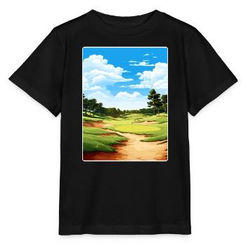 Quali Hollow Golf Club Travel Poster Souvenir WPA - Stanley/Stella MINI CREATOR Kids’ T-Shirt - black - Front - Mikhail (115cm)