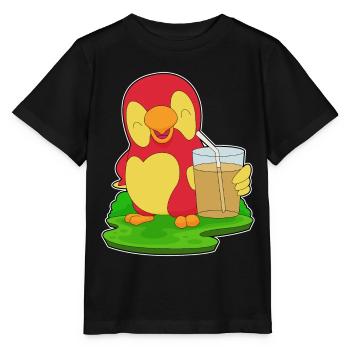 Papagei Saft - Stanley/Stella Kinder T-Shirt MINI CREATOR  - Schwarz - Vorne - Mikhail (115cm)
