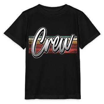 Crew - Stanley/Stella Kinder T-Shirt MINI CREATOR  - Schwarz - Vorne - Mikhail (115cm)