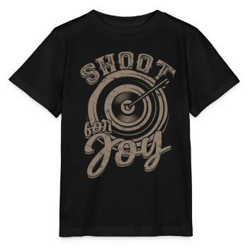 Archery Archer Shoot for Joy - Stanley/Stella MINI CREATOR Kids’ T-Shirt - black - Front - Mikhail (115cm)