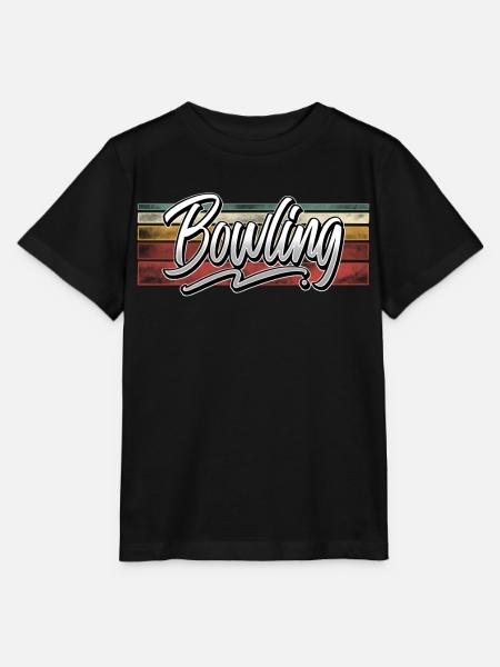 Bowling - Stanley/Stella Kinder T-Shirt MINI CREATOR  - Schwarz