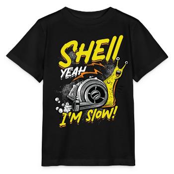 Escargots Escargots Entomologie Coquille oui - T-shirt bio MINI CREATOR Stanley/Stella Enfant - noir - Devant - Mikhail (115cm)