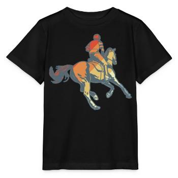 Equitation - Stanley/Stella MINI CREATOR Kids’ T-Shirt - black - Front - Mikhail (115cm)