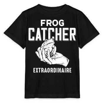 Froschfänger, Außergewöhnlicher Meister Der - Stanley/Stella Kinder T-Shirt MINI CREATOR  - Schwarz - Vorne - Mikhail (115cm)