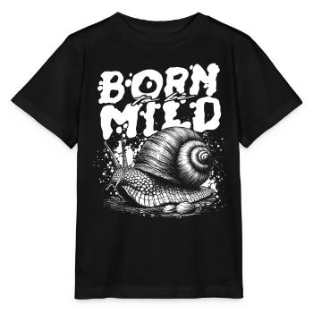 Snail Snails Entomology Entomologist - Stanley/Stella MINI CREATOR Kids’ T-Shirt - black - Front - Mikhail (115cm)