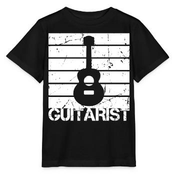 Guitarist - Stanley/Stella MINI CREATOR Kids’ T-Shirt - black - Front - Mikhail (115cm)
