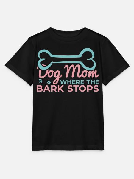 Hunde Mama Spruch - Stanley/Stella Kinder T-Shirt MINI CREATOR - Schwarz