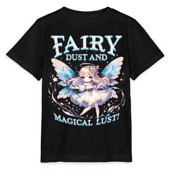 Fairycore Fairycore Fairy dust and magical lust - Stanley/Stella MINI CREATOR Kids’ T-Shirt - black - Front - Mikhail (115cm)