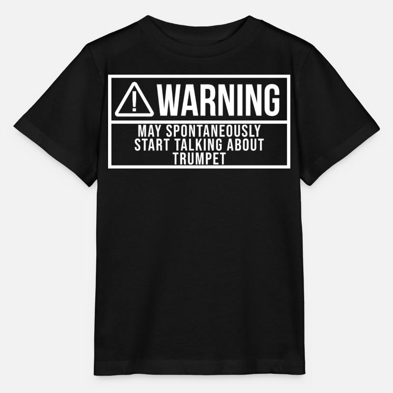 trompette - T-shirt bio MINI CREATOR Stanley/Stella Enfant - noir