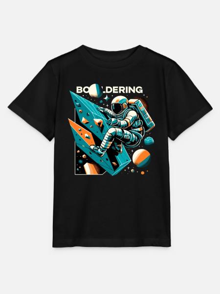 Bouldern Astronaut Raumfahrer Geschenk - Stanley/Stella Kinder T-Shirt MINI CREATOR - Schwarz