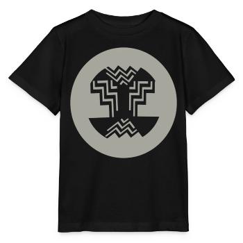 Circular-Inner-design - Stanley/Stella MINI CREATOR Kids’ T-Shirt - black - Front - Mikhail (115cm)