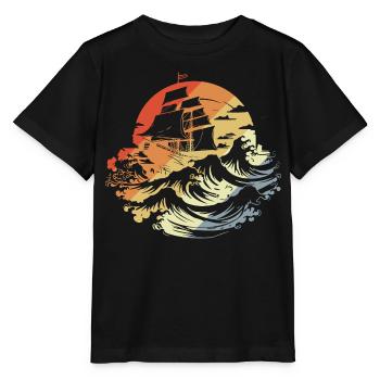 Voile Look Vintage - T-shirt bio MINI CREATOR Stanley/Stella Enfant - noir - Devant - Mikhail (115cm)