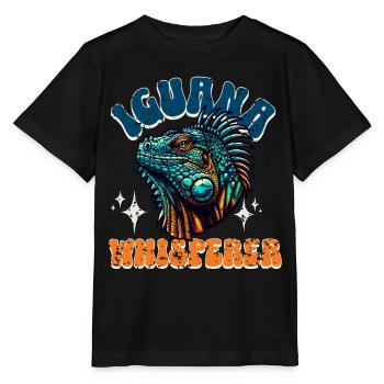 Iguane - T-shirt bio MINI CREATOR Stanley/Stella Enfant - noir - Devant - Mikhail (115cm)