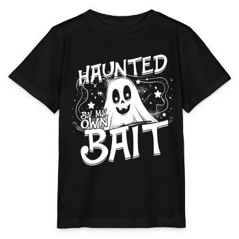 Appât fantôme Halloween Parapsychologie - T-shirt bio MINI CREATOR Stanley/Stella Enfant - noir - Devant - Mikhail (115cm)