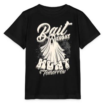 Appât fantôme aujourd’hui Chasse demain - T-shirt bio MINI CREATOR Stanley/Stella Enfant - noir - Devant - Mikhail (115cm)
