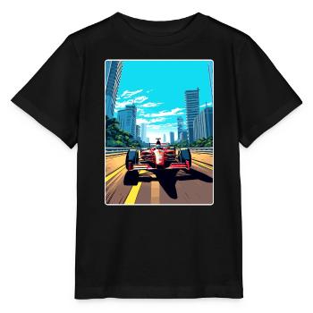 Circuit de Sao Paulo Motorsport Race Brésil Voyage - T-shirt bio MINI CREATOR Stanley/Stella Enfant - noir - Devant - Mikhail (115cm)