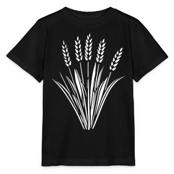5 épis de blé - T-shirt bio MINI CREATOR Stanley/Stella Enfant - noir - Devant - Mikhail (115cm)