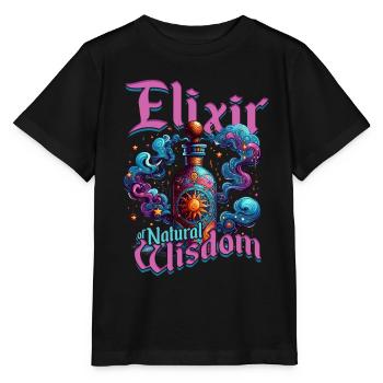 Pharmacist Pharmacist Elixir Of Natural Wisdom - Stanley/Stella MINI CREATOR Kids’ T-Shirt - black - Front - Mikhail (115cm)